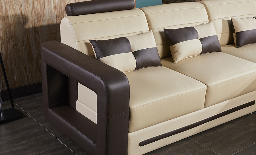 Ikari - 2sC - Leather Sofa Lounge Set